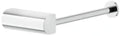 GESSI Rilievo Accessories Porte-papier mural horizontal ou vertical. chromé