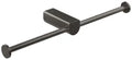 GESSI Rilievo Accessories Porte-papier mural double. Black Metal Brossé PVD