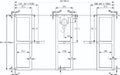 HUPPE AC Flexibles Wannenfußgestell A1 = 700mm A1 = 700