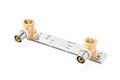 RIIFO Multi calibre montage apparent avec coudes en laiton 90° FF 20 x 1/2 F - 153 mm