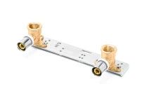 RIIFO Multi calibre montage apparent avec coudes en laiton 90° FF 20 x 1/2 F - 150 mm