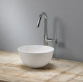 Procasa Up vasque à poser rond porselein 240 x 240 x 120 mm - blanc - sans trou robinetterie - sans trop-plein