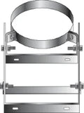 Roccheggiani SP - DP25 inox fixations murales réglables (30-300 mm) 200 mm - convient pour DP25 150 mm (150/200)