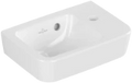 Villeroy & Boch O.Novo lave-mains compact 360 x 250 mm - blanc - avec trou de robinet droite - avec trop-plein