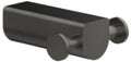 GESSI Rilievo Accessories Patère double. Black Metal Brossé PVD