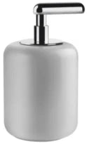 GESSI Goccia Accessories Distributeur de savon à poser en GRES blanc . chromé