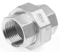 STD Inox 316 340 raccord union 3-pièces joint conique FF 4/4 x 4/4 (sachet 10st)