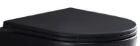 Brio abattant softclose + quick release - noir mat