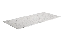 Procasa Klaire solid tablet 1800 x 460 x 9 mm - terrazzo - recoupable - sans trous