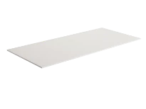 Procasa Klaire solid tablet 1400 x 460 x 9 mm - blanc mat - recoupable - sans trous
