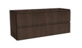 Procasa Kivu sous-meuble avec 2 tiroirs sans poignées 1200 x 475 x 520 mm - lungo - découpe droite