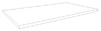 Procasa Kivu plan vasque 800 x 500 x 18 - blanc