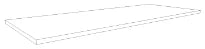 Procasa Kivu plan vasque 900 x 500 x 18 - blanc