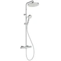 Ideal Standard CeraTherm T25 New EcoFlow système de douche - Chromé - douchette 2jet 100 mm 6 l/min - douchette de tête 260 mm 8 l/min - IdealFlex 1/2 x 1750 mm