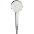 Ideal Standard IdealRain set de douchette - douchette 2jet 100 mm Chromé/blanc - support mural - Idealflex 1/2 x 1250 mm - 8 l/min