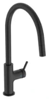 Ideal Standard Ceraline Nuovo mitigeur de cuisine  - Silk Black - Bec en C - Douchette extractible