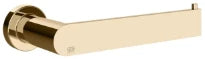 GESSI Emporio Accessories Porte-papier mural horizontal ou vertical. Warm Bronze PVD