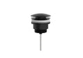 Procasa Vivo crepine universel - click-clack - modele ouvert - noir mat PVD