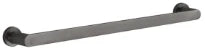 GESSI Emporio Accessories Porte-serviette 45 cm. Black Metal Brossé PVD