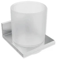 Hewi System 900Q gobelet en verre avec support - chrome