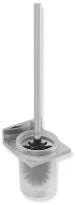 Hewi System 900Q set de brosses WC incrustation de verre - modèle mural - chrome