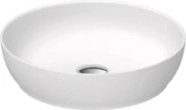 Duravit Sivida vasque à poser rond 400 mm - blanc satin mat - DuroCast Plus - sans trou de robinet - sans trop-plein