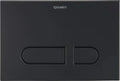 Duravit DuraSystem plaque de commande - synthétique - noir mat
