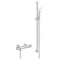 Grohe Grohetherm 500 set thermostat de douche avec set de douche 900 mm - chrome - 9,5 l/min