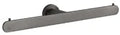 GESSI Emporio Accessories Porte-papier mural double. Black Metal Brossé PVD