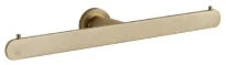 GESSI Emporio Accessories Porte-papier mural double. Warm Bronze Br. PVD