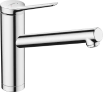 Hansgrohe Zesis M33 mitigeur cuisine 160 - installation devant une fenêtre - chromé