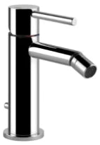 GESSI Via Tortona Mitigeur bidet, avec flexibles de raccordement et vidage. chromé
