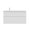 Procasa Klaire 65 - sous meuble lavabo avec 2 tirroirs 1200 x 435 x 650 mm - découpe gauche - blanc