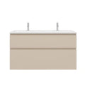 Procasa Klaire 65 - sous meuble lavabo avec 2 tirroirs 1200 x 435 x 650 mm - découpe double - soft