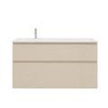 Procasa Klaire 65 - sous meuble lavabo avec 2 tirroirs 1200 x 435 x 650 mm - découpe gauche - linnen
