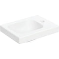 Geberit iCon Light lave-mains 380 x 280 x 130 mm - blanc mat - avec trou robinetterie - sans trop-plein
