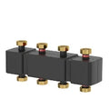 DISTRIBUTEUR MEIBES MEIFLOW TOP S noir support mural inclus distributeur séparé hydr. pour 3 circuits