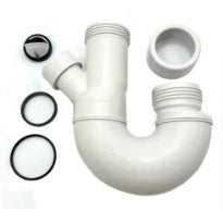 Geberit siphons avec double chambre flexible de connexion 40 mm d1=19 / 23 mm blanc alpin