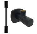 Arco A-80 Lipstick pack (robinet d'arrêt à bille MM 1/2 x 3/8 - flexible 400 mm) - noir mat