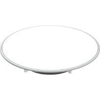 Cache pour ouverture d’évacuation Geberit Split d90 - pour siphon de douche - garde d’eau 30/50 mm - blanche - chromé mat