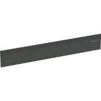 Set de finition Geberit pour évacuation murale - recouvrement en matière synthétique - Noir mat