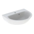 Geberit Renova lave-mains 500 x 400 mm - blanc - avec trou de robinet - avec trop-plein