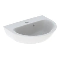 Geberit Renova lave-mains 500 x 400 mm - blanc KeraTect - avec trou de robinet - avec trop-plein
