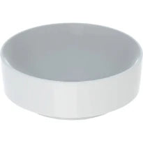 Geberit VariForm lavabo à poser rond 400 mm - blanc KeraTect - sans trou de robinet - sans trop-plein