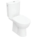 Geberit Selnova Set de WC au sol à fond creux avec réservoir à poser, sortie verticale, avec siège de WC