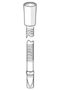 Hansa flexible de douche, L=1750, M12x1-1/2 chromé