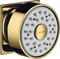 AXOR douchette Latéral Carré  Polished Gold Optic