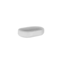 Gessi Goccia porte-savon à poser - Matt White Ceramic