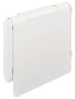 HEWI distributeur papier wc ,av. couvercle,poudre, blanc mat