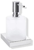 HEWI distributeur d.savon av. support, chromé